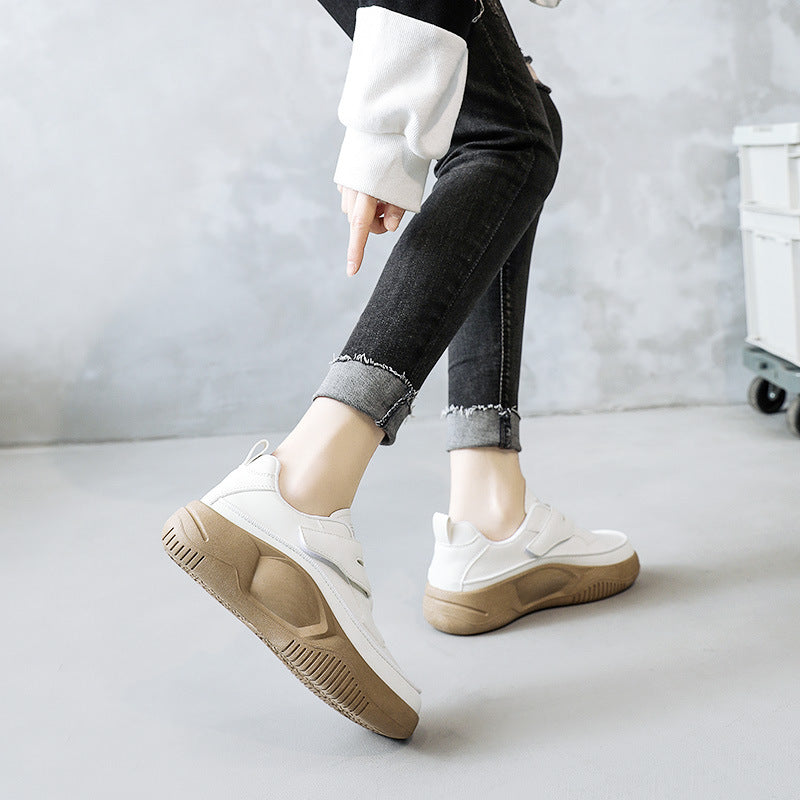 Damen trendige Sneakers mit verstärktem Knöchel und elastischem Riemensystem R&B