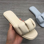 Damen Bequeme Slides mit dekorativem Knotenverschluss R&B