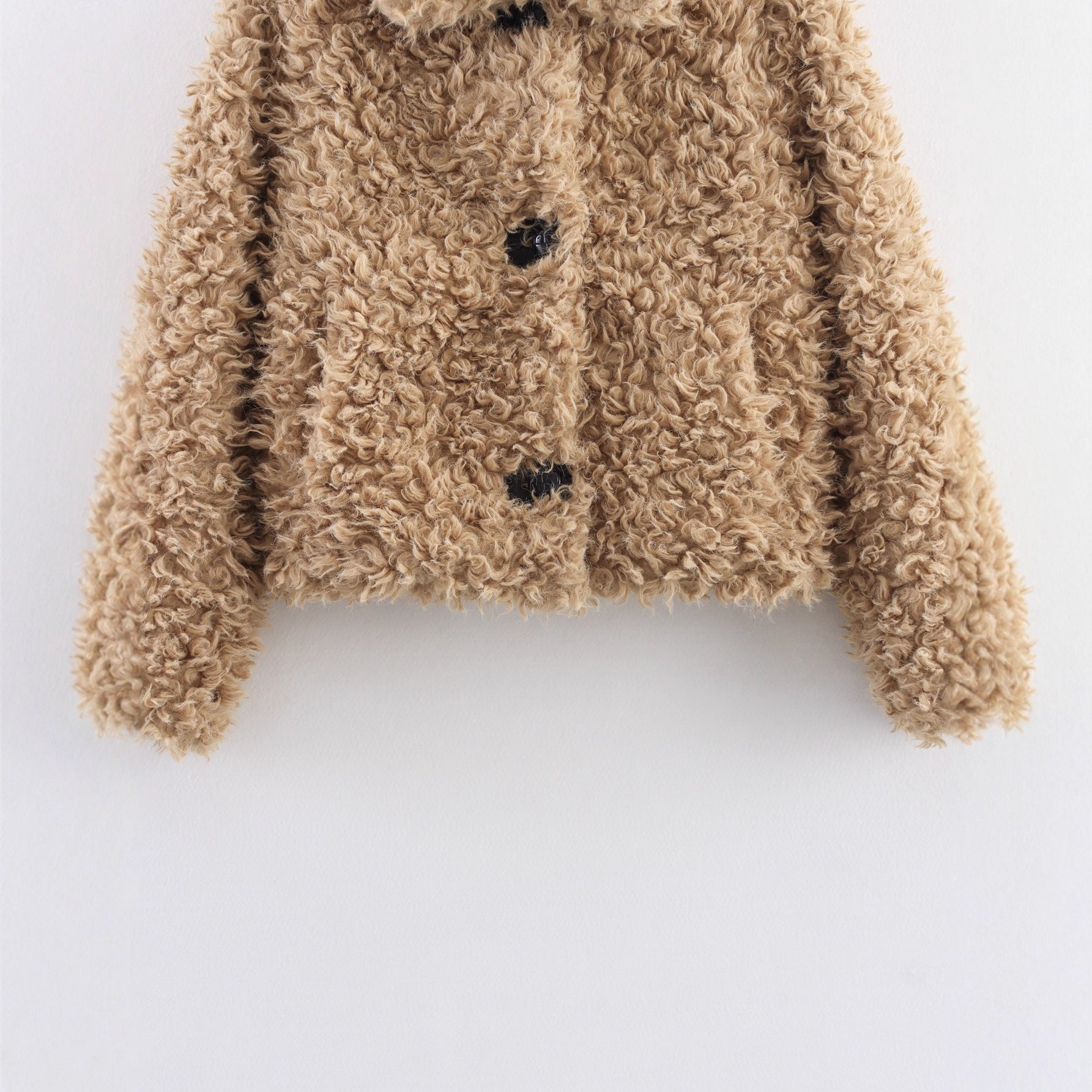 Damen kuschelige Teddyjacke R&B