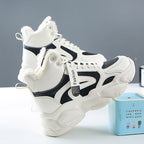 Damen Warme High-Top Sneakers mit isolierendem Innenfutter und rutschfester Sohle R&B