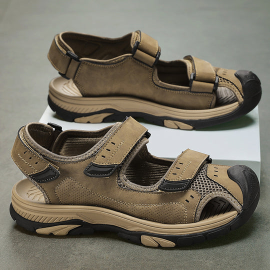Damen Sportliche Freizeitsandalen mit verstellbaren Riemen und rutschfester Sohle R&B