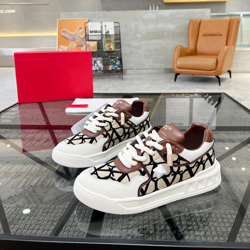 Damen Sportliche Sneakers mit trendigem Camouflage-Design und robustem Obermaterial R&B