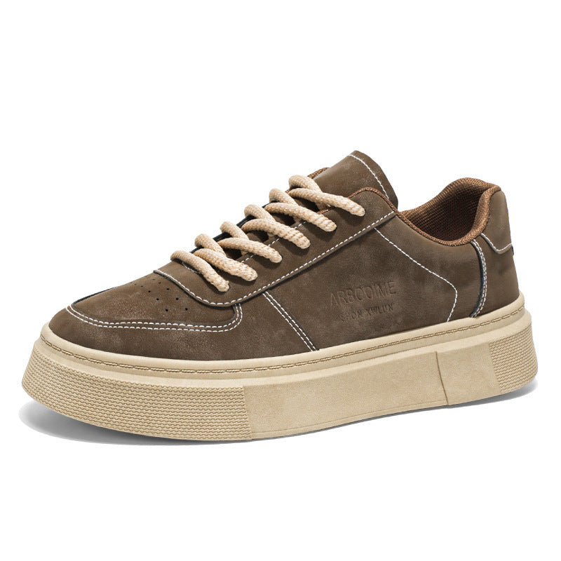 Damen modische Sneakers mit dicker Profilsohle und robustem Obermaterial