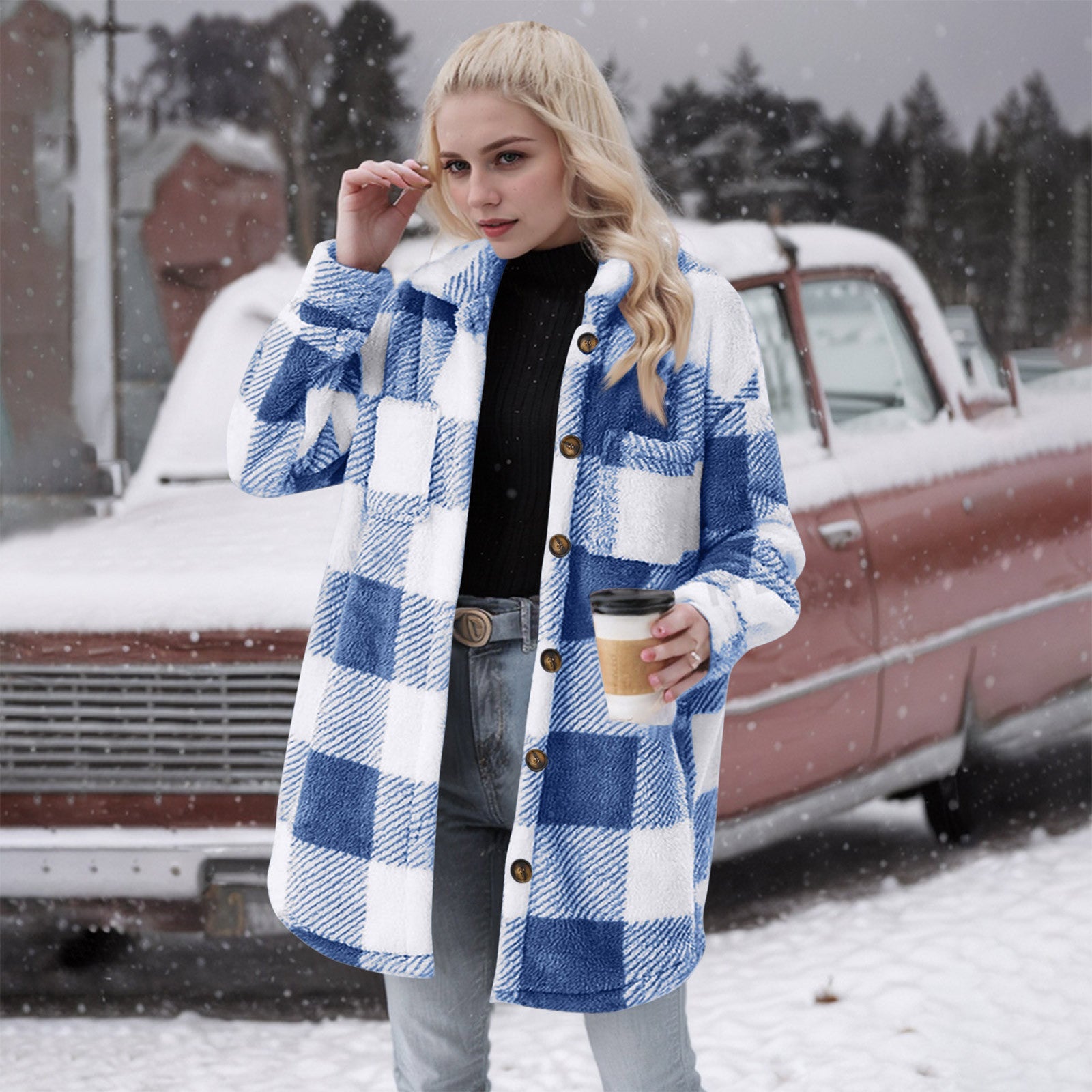 Damen Flanell-Jacke R&B
