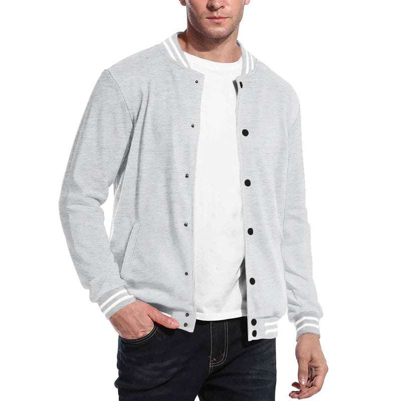 Herren Sport-Jacke im College-Stil mit praktischen Taschen und modernem Schnitt