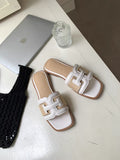 Damen modische Slipper mit elegantem Riemendesign und gepolstertem Fußbett R&B