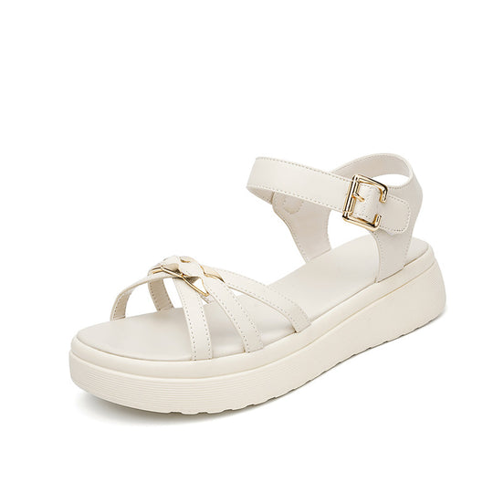 Damen Trendige Riemchensandaletten mit komfortablem Fußbett und elegantem Riemen R&B