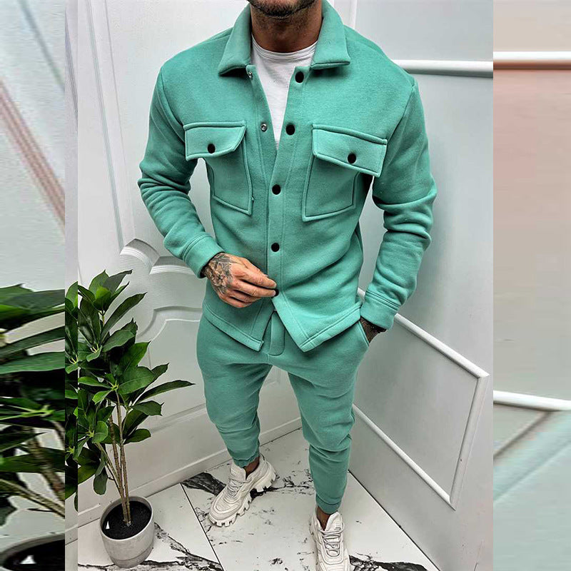 Herren Freizeit-Anzug mit praktischem Schnitt und Taschen R&B