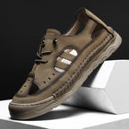 Herren Atmungsaktive Freizeitsandalen mit flexiblem Schnellschnürsystem R&B