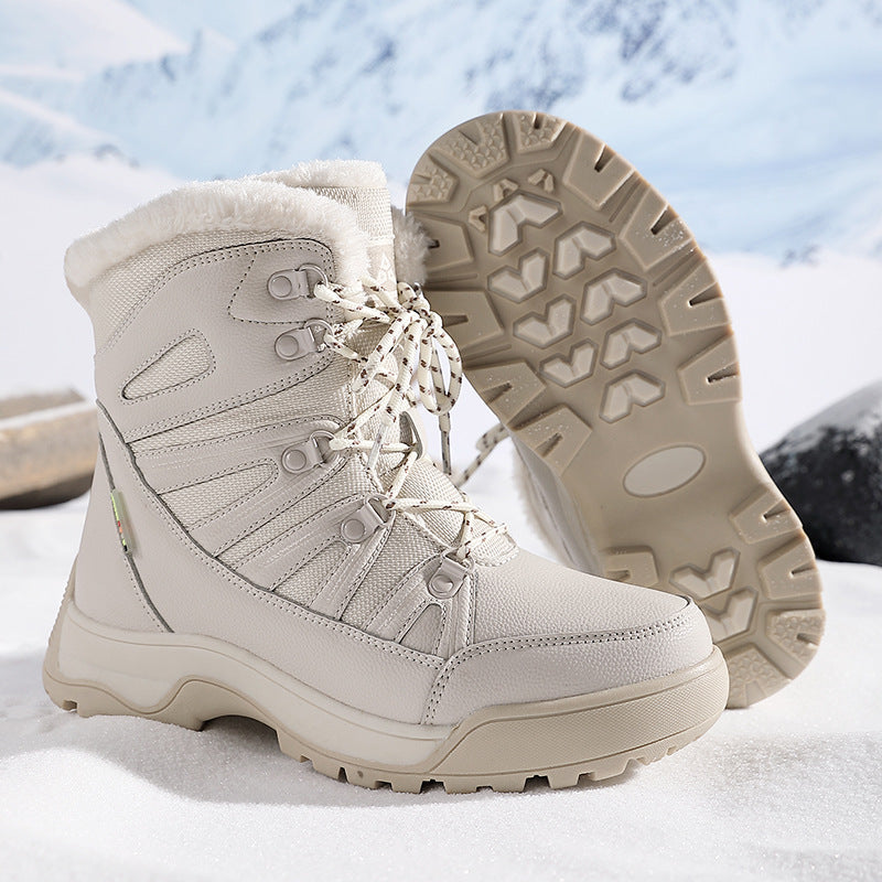 Damen Winterboots mit warmem Futter und rutschfester Sohle R&B