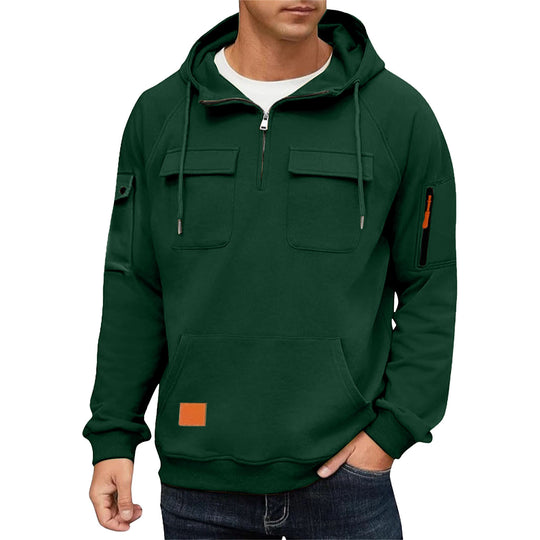 Herren Alltags-Hoodie mit praktischen Taschen R&B