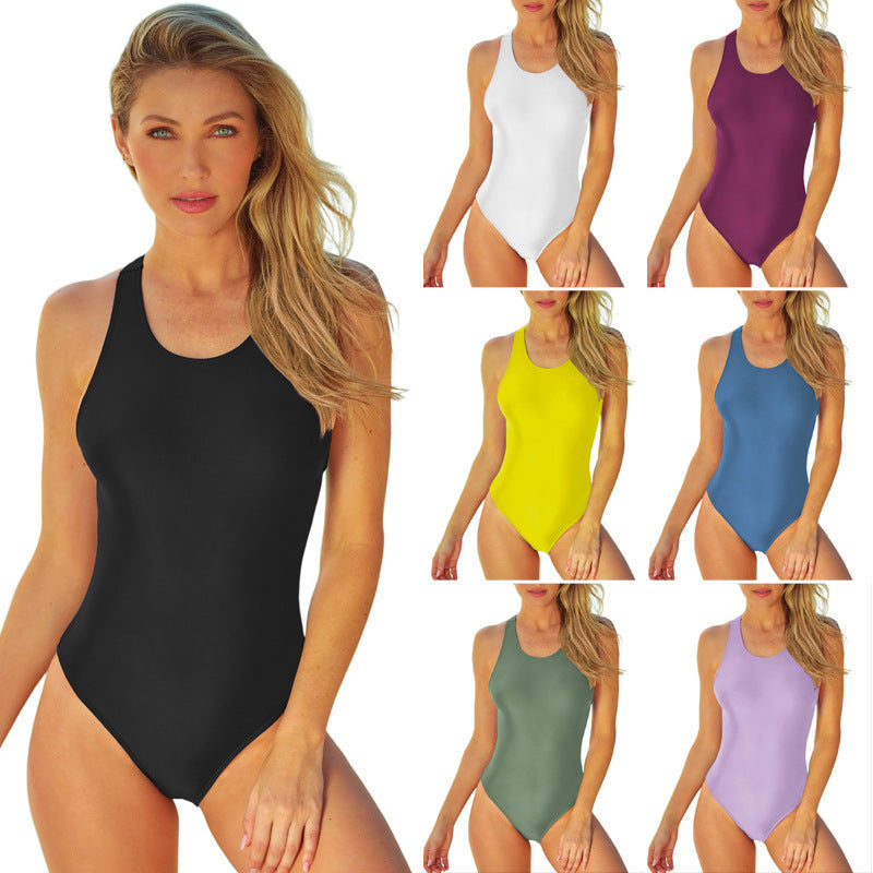 Damen Sportlicher Einteiler-Badeanzug R&B