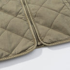 Damen gesteppte Übergangsjacke mit schlichten Taschen und elegantem Schnitt R&B