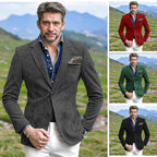 Herren eleganter Samtblazer im modernen Look