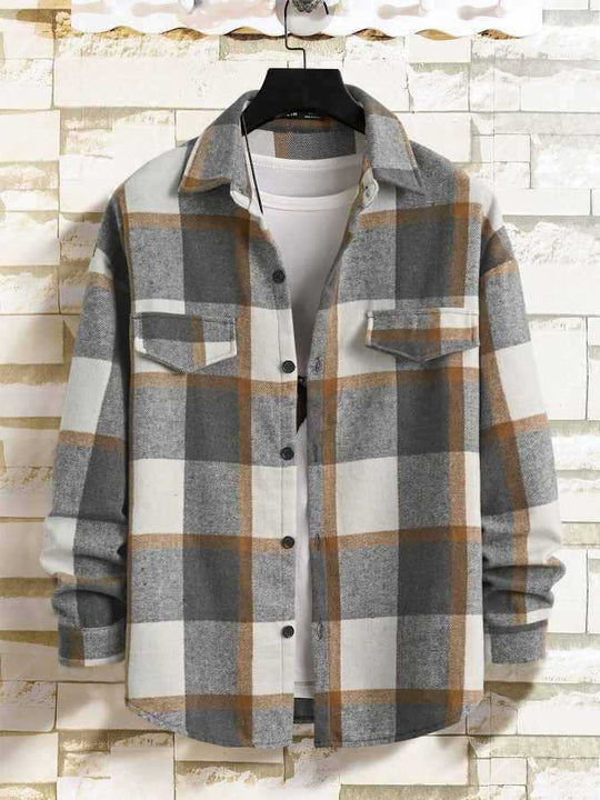 Herren Flanellhemd R&B