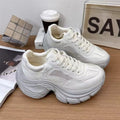 Damen Chunky Sneakers mit modischem Obermaterial und stabiler Sohlenkonstruktion R&B