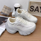Damen Chunky Sneakers mit modischem Obermaterial und stabiler Sohlenkonstruktion R&B