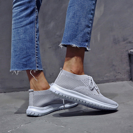 Damen Atmungsaktive und flexible Sneakers mit strukturiertem Obermaterial R&B