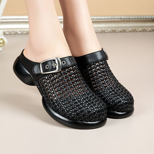 Damen Komfortable Clogs mit modischem Strukturdesign R&B