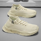 Damen High-Top Sneakers mit atmungsaktivem Strickmaterial und dämpfender Sohle R&B