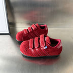 Damen Sportliche Sneakers mit praktischem Klettverschluss aus hochwertigem Wildleder R&B