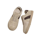 Damen Sportliche Schnürschuhe aus hochwertigem Wildleder mit rutschfester Sohle R&B