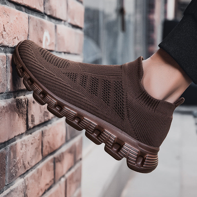 Damen Sportliche Slip-On Sneakers mit atmungsaktivem Obermaterial und flexiblem Sohlenprofil R&B
