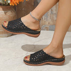 Damen Bequeme und modische Zehentrenner-Sandalen R&B