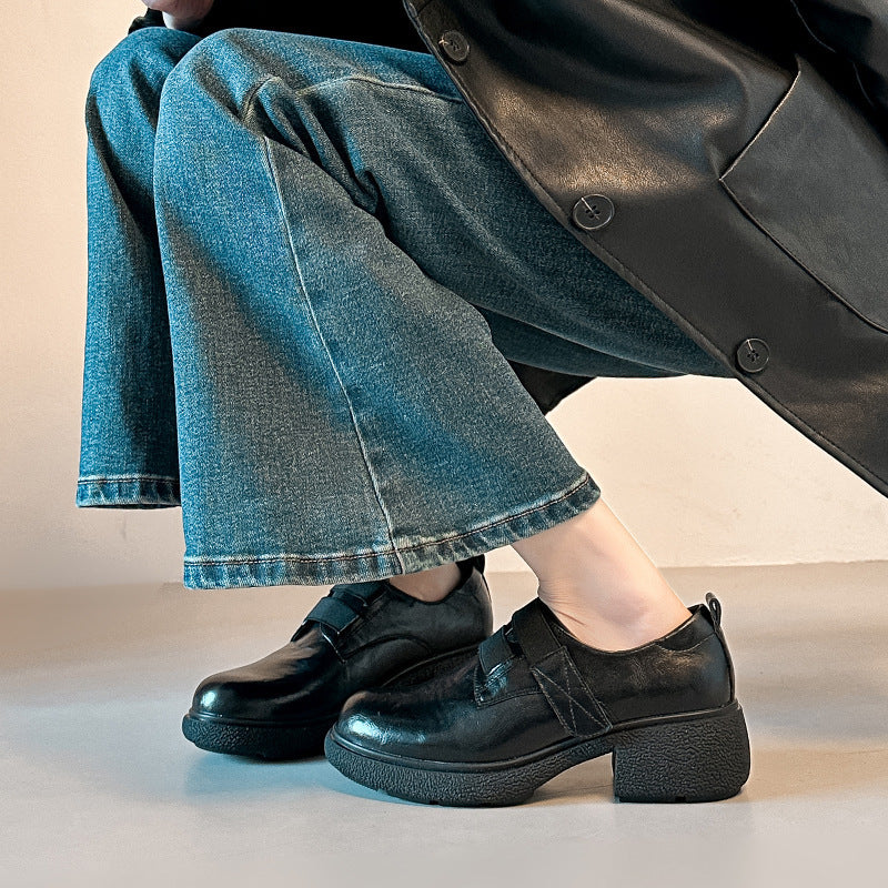 Damen Komfortable Schnürschuhe mit modischem Riemchen