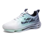 Damen sportliche Lauf-Sneaker mit luftiger Mesh-Oberfläche und stoßdämpfender Sohlentechnologie