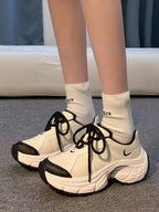 Damen Sportliche Chunky Sneakers mit dämpfender Sohle R&B