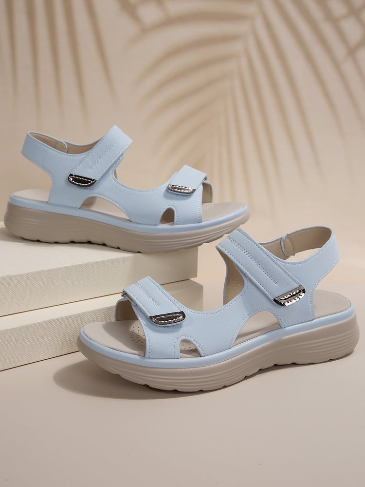 Damen Komfortable und modische Sandalen mit verstellbaren Riemen R&B