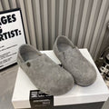 Damen Modische Clogs mit komfortablem Innenfutter und praktischem Druckknopfverschluss R&B