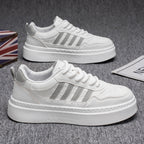Damen Modische Plattform Sneakers mit stilvollem Design und komfortabler Dämpfung