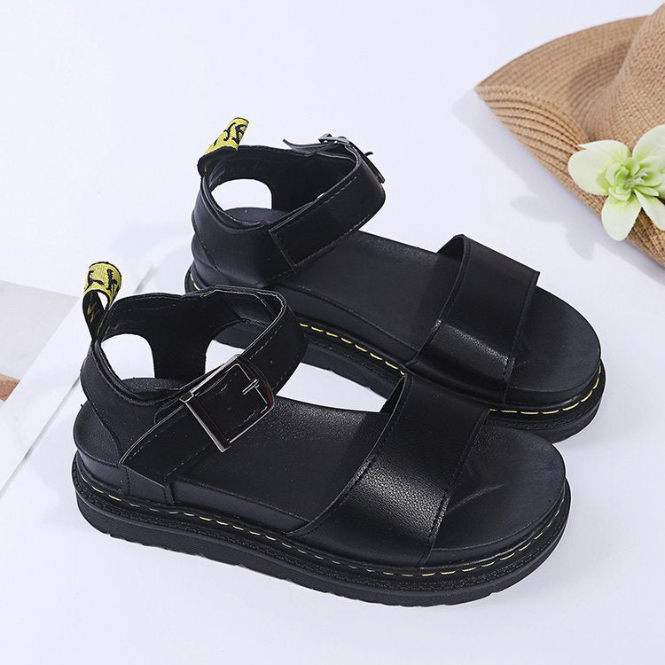 Damen Riemensandalen mit ergonomischem Fußbett und verstellbarem Schnallenverschluss R&B