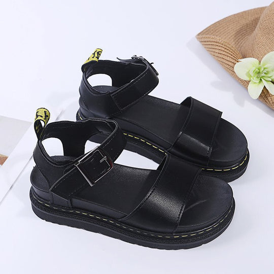 Damen Riemensandalen mit ergonomischem Fußbett und verstellbarem Schnallenverschluss R&B