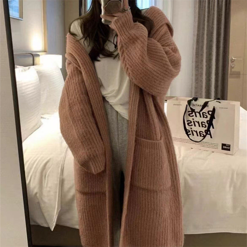 Damen Langstrickjacke mit eleganter Rippstruktur und praktischen Taschen R&B