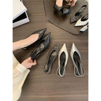 Damen Slingback Pumps mit eleganter spitz zulaufender Silhouette R&B