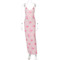 Damen Maxikleid mit zartem Blumenmuster R&B