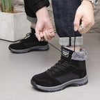 Damen gefütterte Winterstiefel mit rutschfester Sohle und isolierendem Kragen R&B