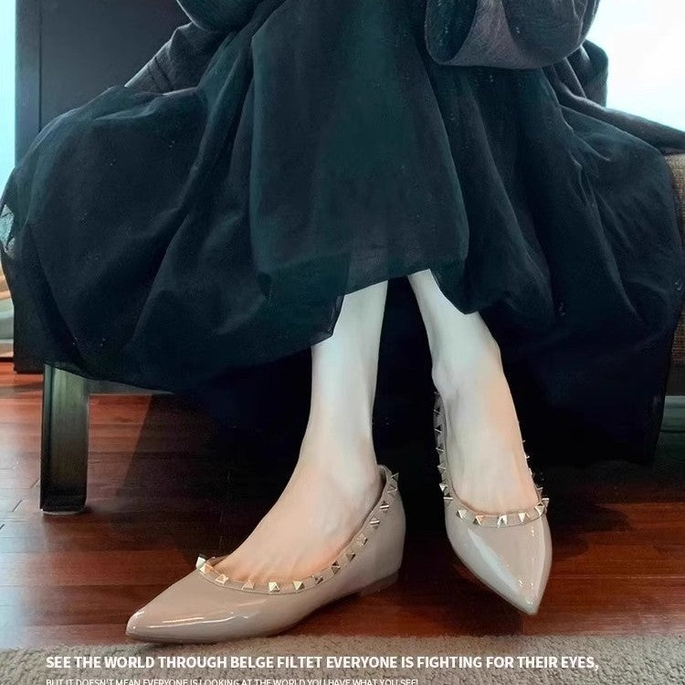 Damen Ballerinas mit dekorativem Riemen und komfortabler Innensohle R&B