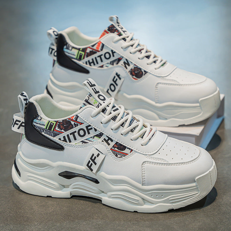 Damen Sneaker mit modischem Printdesign und robustem Profil