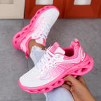 Damen Sportliche Laufschuhe mit dämpfendem Sohlenprofil und atmungsaktiver Mesh-Oberfläche