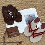 Damen Zehentrenner-Sandalen mit flexiblem Fußbett und elegantem Riemendesign R&B