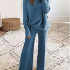Damen Kuscheliges Lounge-Set mit weitem Schnitt und Off-Shoulder-Design R&B