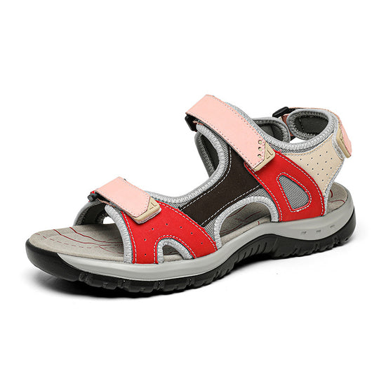 Damen Sportliche Freizeitsandalen mit verstellbaren Riemen und rutschfester Sohle R&B