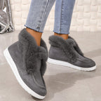 Damen Fleecegefütterte Freizeitschuhe mit bequemem Schnitt und rutschfester Sohle R&B