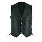 Herren elegante weste mit seitlichen Taschen und praktischen Verschluss