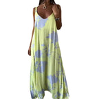 Damen Maxikleid mit floralem Muster und fließendem Schnitt