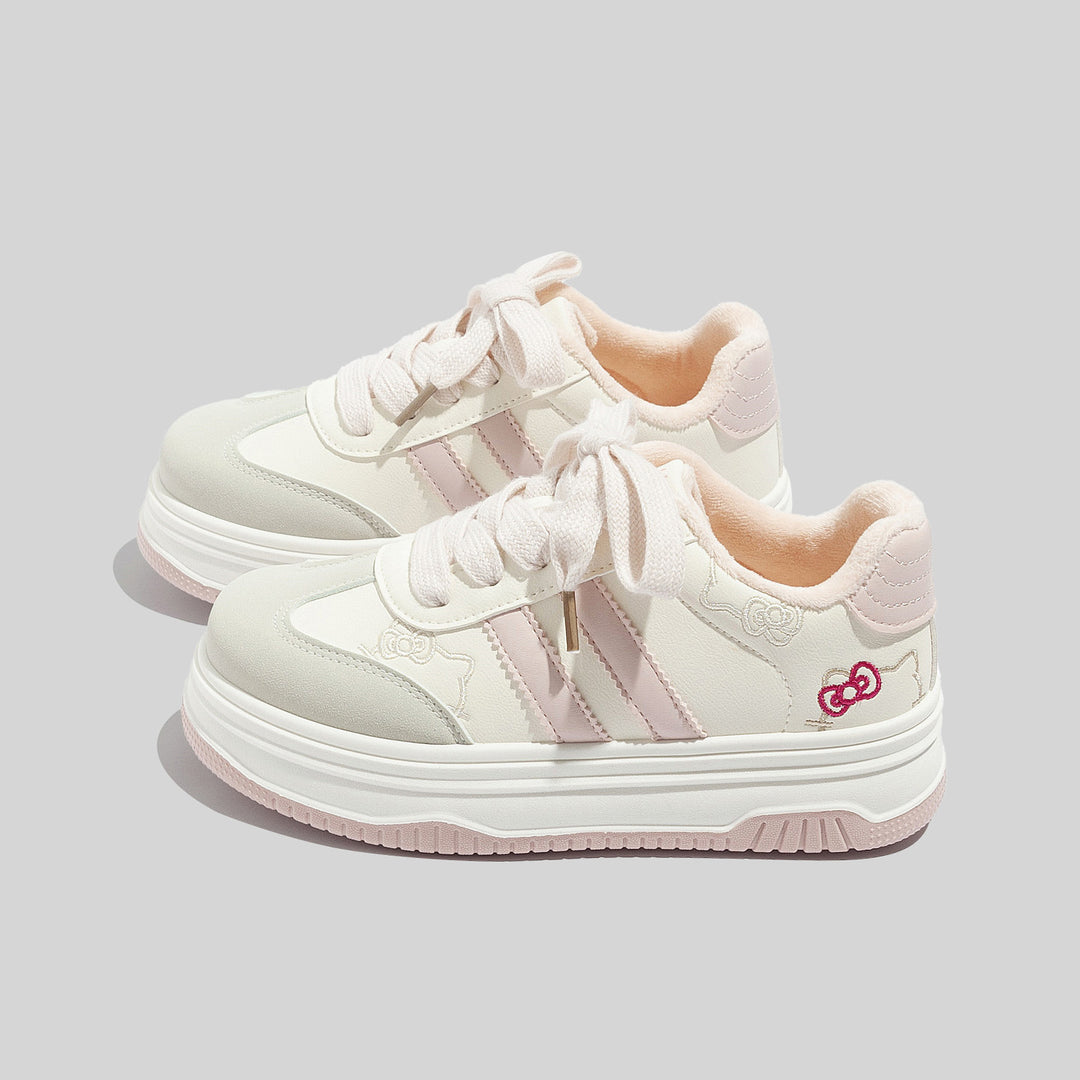 Damen Sportliche Sneaker mit weicher Innenpolsterung und blumigem Design R&B